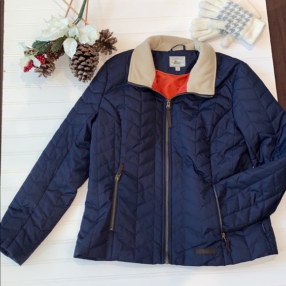 navy blue winter vest